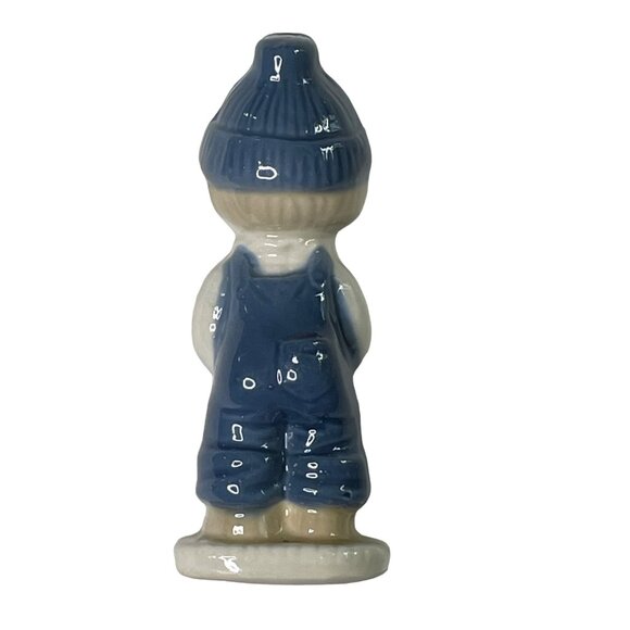 Vintage Figurine Country Boy Gathering Wood Figurine Hand Painted Porcelain u - Picture 4 of 7